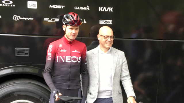 Chris Froome e Dave Brailsford, leader e Team principal della Ineos