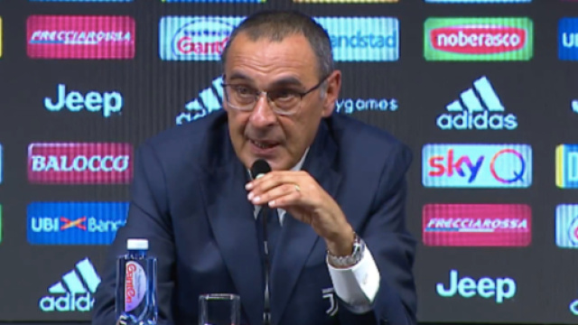Juventus, parla Maurzio Sarri.