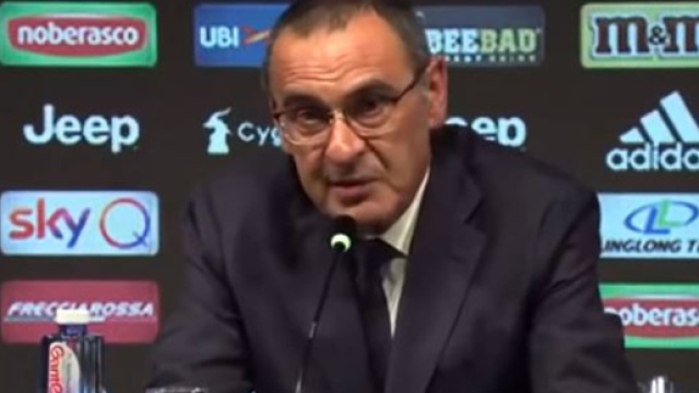 Maurizio Sarri &egrave; il tecnico chiamato a guidare la Juventus nel 2019-2020.