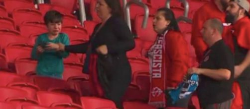 Agress&atilde;o, hostilidade e choro de crian&ccedil;a marcaram o p&oacute;s-jogo entre Gr&ecirc;mio e Internacional. (Reprodu&ccedil;&atilde;o)