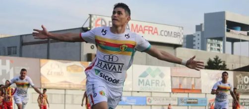 Brusque foi o &uacute;ltimo time a garantir acesso. (Divulga&ccedil;&atilde;o/Lucas Gabriel Cardoso/Brusque FC)