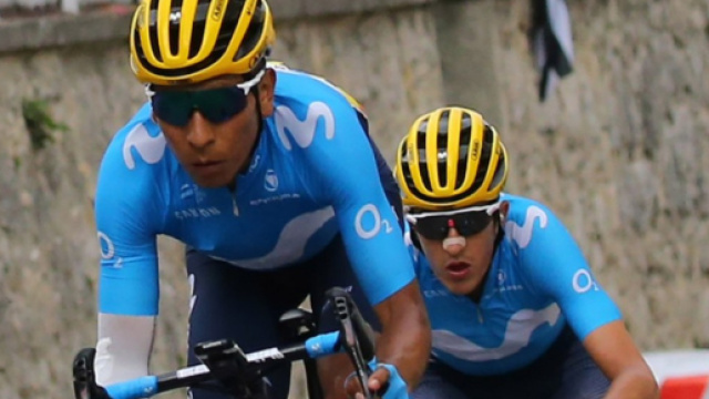 Nairo Quintana impegnato al Tour de France