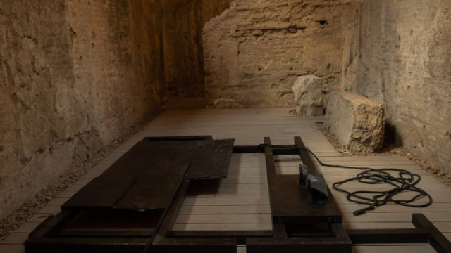 Dario D'Aronco Composizione con voce (Hirayama): una delle opere della mostra 'Kronos e Kairos'