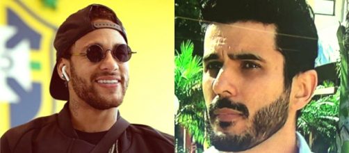 Estivens Alves contou em entrevista que Neymar n&atilde;o violentou sua ex-mulher Najila. (Fotomontagem)