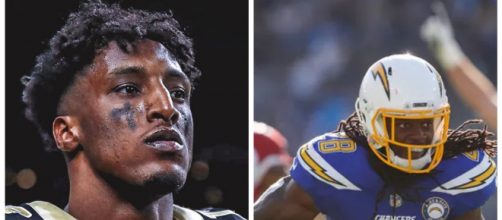 Michael Thomas(left) from Clutch Points and Melvin Gordon(right) from NFL Spin Zone