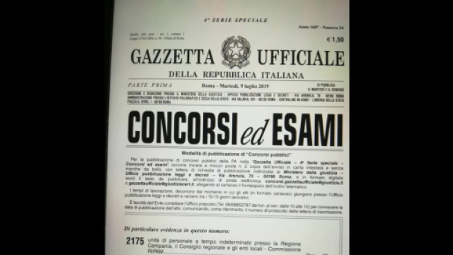 Bando di concorsi ed esami Ripam