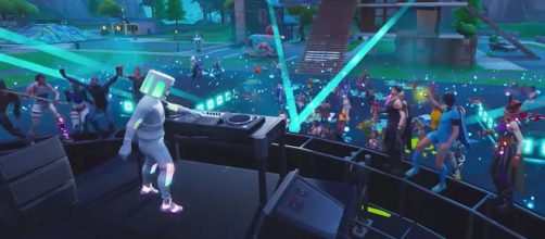 Marshmello is holding another 'Fortnite' concert. [Image Source: In-game screenshot]