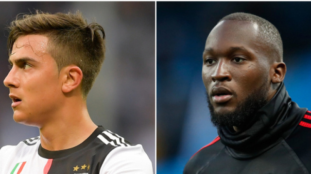Paulo Dybala e Romelu Lukaku (foto: juventus.com; metro.co.uk)