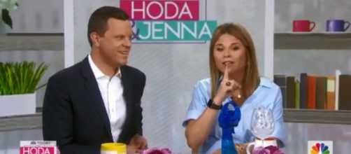 Willie Geist and Jenna Bush Hager have been having fun on "Today," from books to the bottle cap challenge. [Image source: TODAY-YouTube]