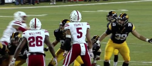 The Nebraska football fans have long argued they aren't in a rivalry with Iowa. [Image via TheHawkeyeHistorian/YouTube]