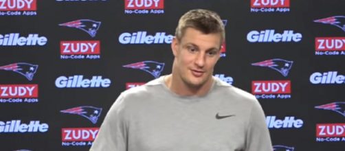 Rob Gronkowski played nine seasons with the Patriots (Image Credit: NESN/YouTube)