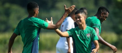 Revela&ccedil;&atilde;o da base, Miguel quer fazer sucesso no Flu. (Divulga&ccedil;&atilde;o/ Lucas Mer&ccedil;on/ Fluminense)