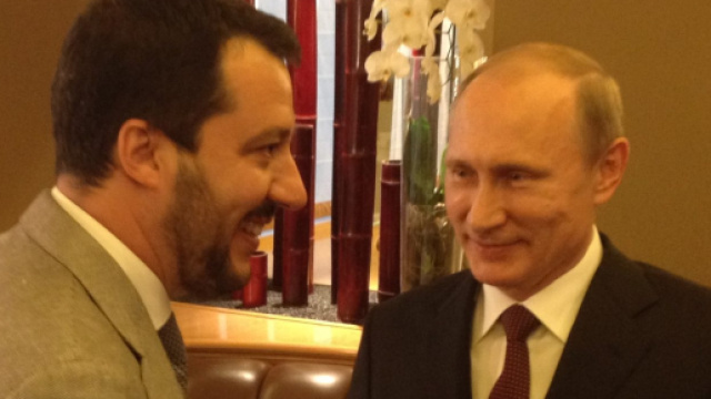 Putin conferma: 'Contatti costanti con la Lega di Salvini'