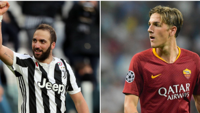 Gonzalo Higuain e Nicol&ograve; Zaniolo