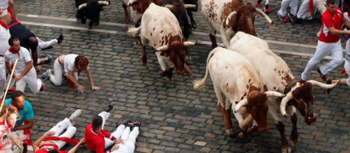 El segundo encierro de San Ferm&iacute;n 2019: un herido y varios traumatismos.