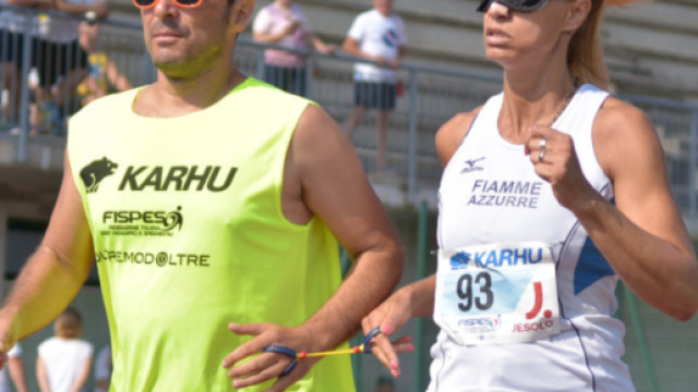 L'atleta e cantante Annalisa Minetti