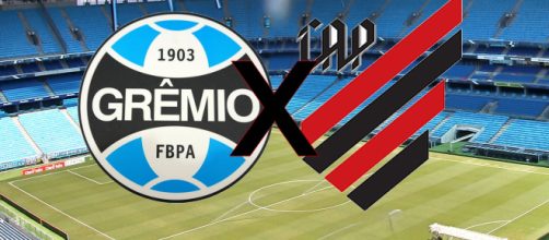 Jogo ser&aacute; na Arena do Gr&ecirc;mio. (Fotomontagem)