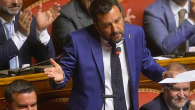 Il Ministro dell'Interno Matteo Salvini
