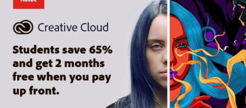 Convenient creativity for students and teachers with Adobe Creative Cloud.