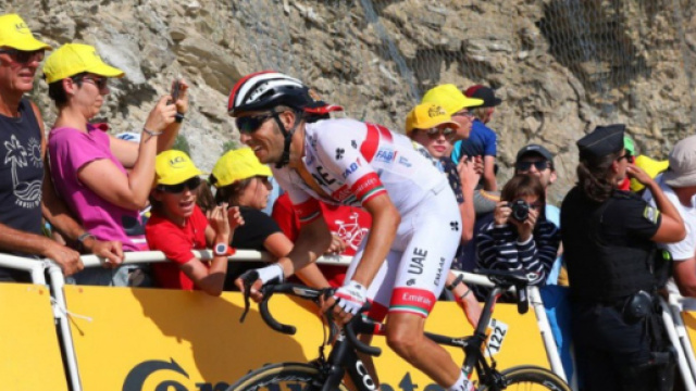 Fabio Aru impegnato al Tour de France