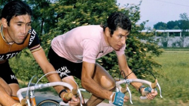 Eddy Merckx e Felice Gimondi ai tempi della loro grande rivalit&agrave;