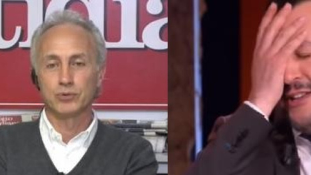 Marco Travaglio protagonista di un editoriale particolarmente ironico nei confronti di Salvini.