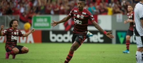 Bruno Henrique brilhou na vit&oacute;ria do Meng&atilde;o no cl&aacute;ssico contra o Vasco. (Reprodu&ccedil;&atilde;o/Instagram/@alexandrevidalfotografo)