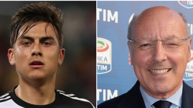 Paulo Dybala e Beppe Marotta (Foto: metro.co.uk; sport.virgilio.it)