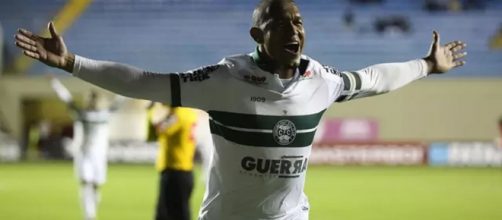 Rodrig&atilde;o voltou a deixar sua marca na vit&oacute;ria do coxa. (Reprodu&ccedil;&atilde;o/Assessoria Coritiba)