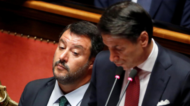 Matteo Salvini e Giuseppe Conte