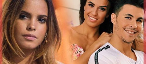 Gloria Camila, Sof&iacute;a Suescun y Kiko Jim&eacute;nez en un montaje fotogr&aacute;fico - vivafutbol.es