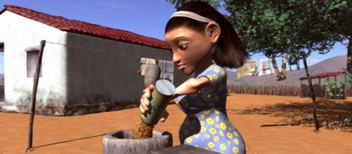 Maria, protagonista do curta, repete a hist&oacute;ria da m&atilde;e. (Reprodu&ccedil;&atilde;o)