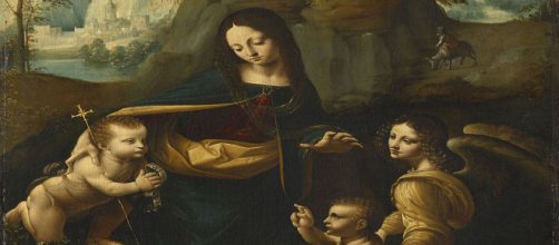Da Vinci's Virgin of the Rocks [Source photographer: The Royal Collection, Windsor Castle]