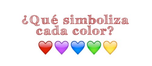 El significado del color de los corazones de whatsapp