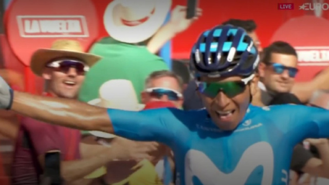 Nairo Quintana vince la seconda tappa della Vuelta Espana