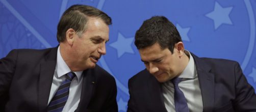 Bolsonaro elogia Sergio Moro. (Arquivo Blasting News)
