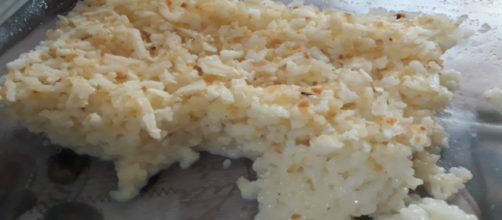 Cuscuz doce feito com creme de leite em p&oacute;. (Reprodu&ccedil;&atilde;o/Helen S&iacute;lvia Batista)