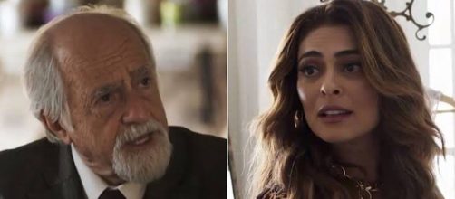 Maria se anima com ideia de poder recuperar f&aacute;brica. (Reprodu&ccedil;&atilde;o/Rede Globo)