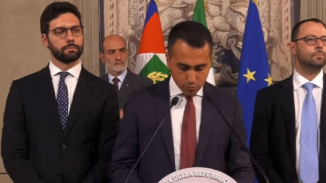 Luigi Di Maio al termine del primo giro di consultazioni