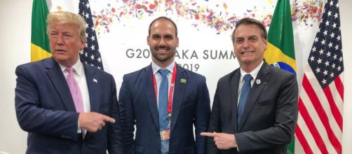Eduardo Bolsonaro vai a Washington encontrar-se com o presidente Donald Trump. (Reprodu&ccedil;&atilde;o/Instagram/@bolsonarosp)