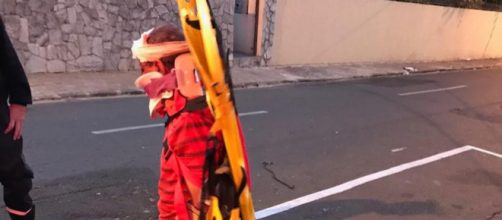 Homem foi fotografado na rua. (Arquivo Pessoal)