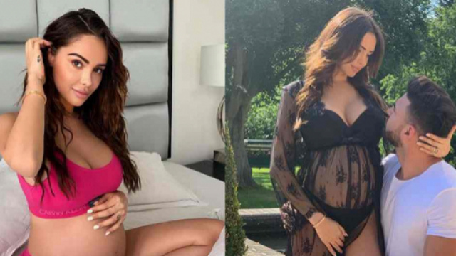 Nabilla enceinte de sept mois : Elle s'&eacute;vanouit et finit aux urgences.