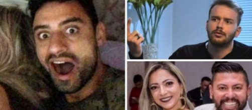 Testemunha revela ter visto Edison enforcando o jogador. (Fotomontagem)