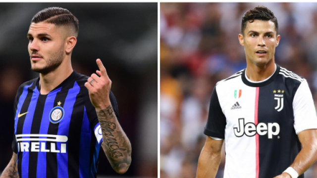 Mauro Icardi e Cristiano Ronaldo (Foto: balls.ie; ktla.com)