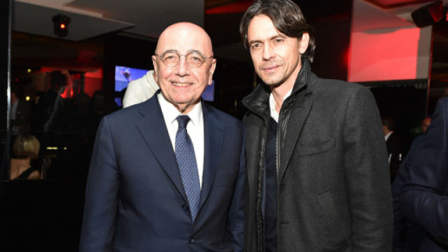 Adriano Galliani e Pippo Inzaghi