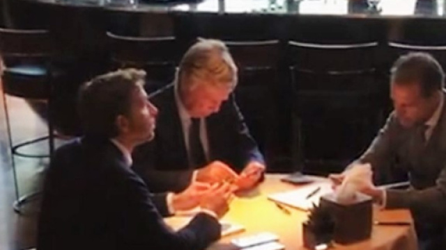 Enrico Preziosi a pranzo coi suoi collaboratori di mercato, il sogno Hernandez destinato a rimanere tale - foto Sky