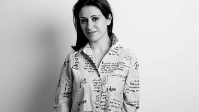 Debora Scalzo in uno scatto black&white