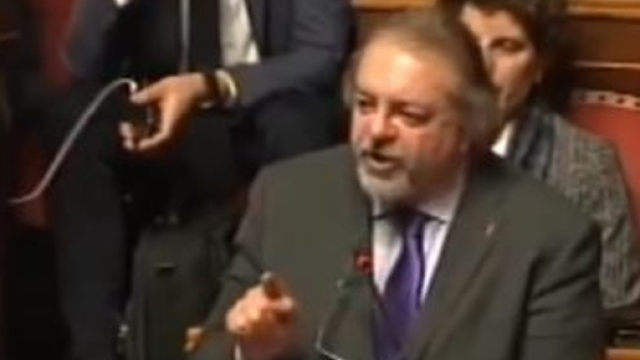 Il senatore del Movimento Cinque Stelle Mario Giarrusso,