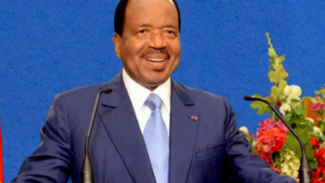 Paul Biya, pr&eacute;sident de la r&eacute;publique du Cameroun