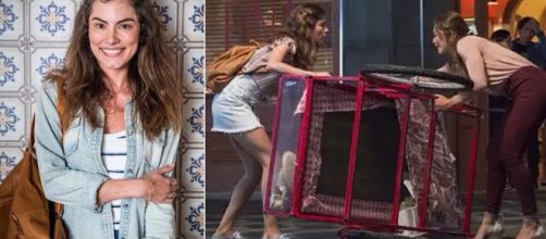 Joana e Maria se conhecem. (Reprodu&ccedil;&atilde;o/Rede Globo)